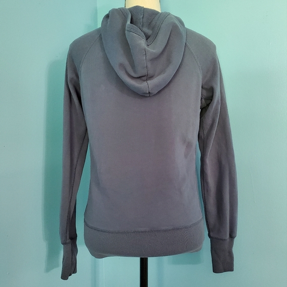 Maurices Blue Art Deco Design Long Sleeve Hoodie - Picture 4 of 5